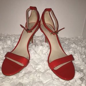 Pelle Moda Red Sandal Heels